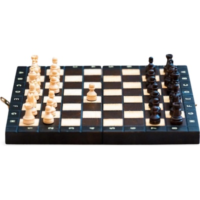 Dřevěné šachy a Backgammon malé