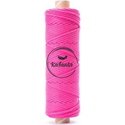 Bavlnená šnúra KaFanta 5 mm PREMIUM - magenta