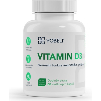 Yobeli Vitamín D3 60 kapsúl