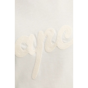 APC Памучна тениска A. P. C. t-shirt lenny - GOTS в бежово COHGS. M26504 (COHGS.M26504)