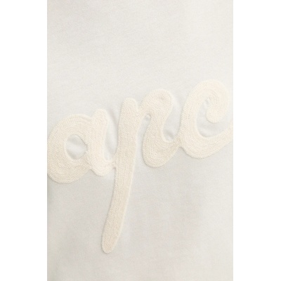 APC Памучна тениска A. P. C. t-shirt lenny - GOTS (COHGS.M26504)