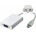 MicroConnect Adapter HDMI - VGA M/F, White Support Audio, 1920*1080p@60Hz with Micro USB for additional power supply