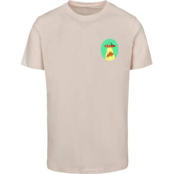 Mister Tee Тениска Ufo Pizza Tee pink marshmallow XXLUB-MT1621-02042 - Черен, размер M