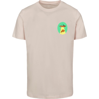 Mister Tee Тениска Ufo Pizza Tee pink marshmallow XXLUB-MT1621-02042 - Черен, размер M