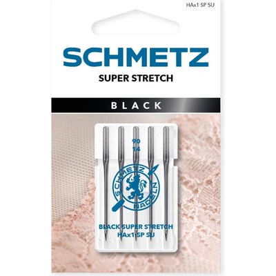 Schmetz Jehly pro overlocky HAx1 SP SU VDS 90 BLACK SUPER STRETCH