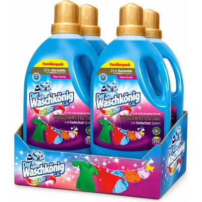 Waschkönig Color gel na praní barevného prádla 4 x 3,305 l 100 PD