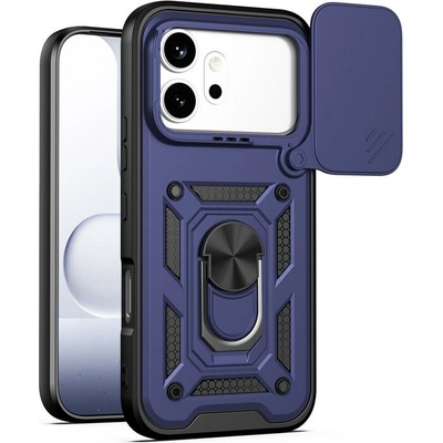 VSETKONAMOBIL 144408 RING CAMERA Kryt s držiakom pre Honor 600 / Honor 600 Pro modrý