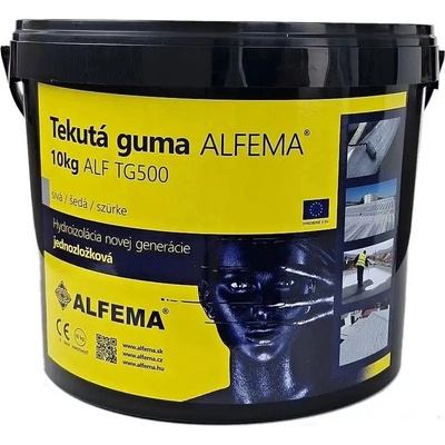 Alfema Tekutá guma TG500 šedá 10kg – Zboží Mobilmania