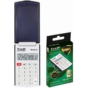 Toor Electronic 12 position pocket calculator with flap TOOR Калкулатори
