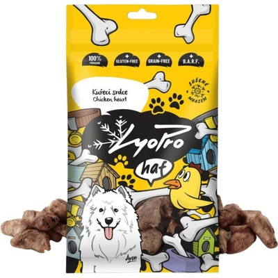 Lyopro DOG poch mrazem sušené Kuřecí srdce 50 g