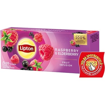 Lipton Raspberry with Elderberry 20 sáčkov