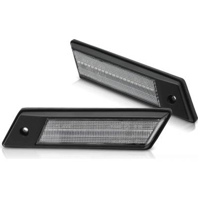 Boční LED dynamické blinkry BMW E30, E28, E24, E23, chromové