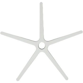 Bittel Звезда за офис стол - 300 мм - полипропилен - бяла (7040011)