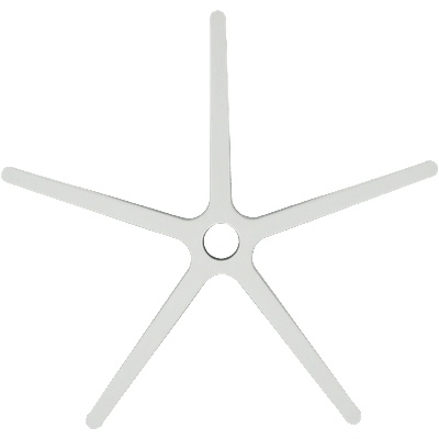 Bittel Звезда за офис стол - 300 мм - полипропилен - бяла (7040011)