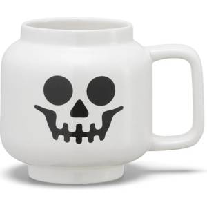 LEGO® Бяла керамична детска чаша за лате 255 ml Skeleton - LEGO® (40460807)