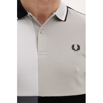 Fred Perry Памучна тениска с яка Fred Perry Beams Grid Design Fp Shirt (SM7186.102)