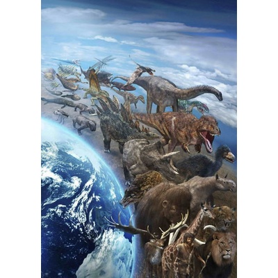 (B) 3D pohľadnica Evolution of life