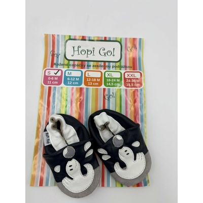Hopi Hop barefoot kožené capáčky černá