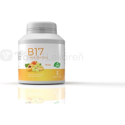 Boos Labs B17 + Resveratrol 90 kapsúl