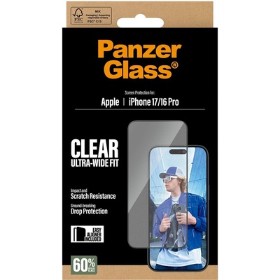 PanzerGlass Apple iPhone 17/16 Pro s instalačním rámečkem PG30687 – Zboží Živě