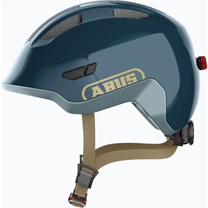 ABUS Детска велосипедна каска ABUS Smiley 3.0 ACE LED кралско синя