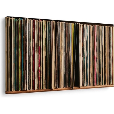 Obraz retro vinylové desky - 120x80