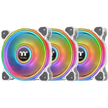 Image 1 of Thermaltake Riing Quad 12 Premium Edition 3pack White (CL-F100-PL12SW-A)