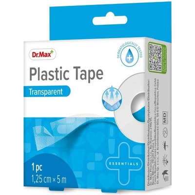 Dr.Max Plastic tape Transparent 1,25 cm x 5 m 1 ks