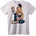 NOONEBRAND Тениска скейт кралица с роботични крайници - 2XL, Black