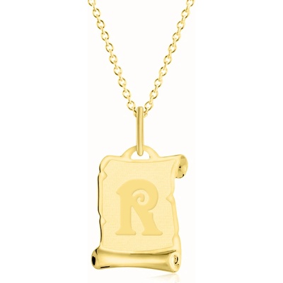 Gemmax Zlatý řetízek s písmenem R GUSYN-56421-36261