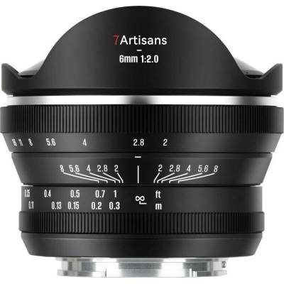 7ARTISANS 6 mm f/2 Fisheye ED pre Fujifilm X