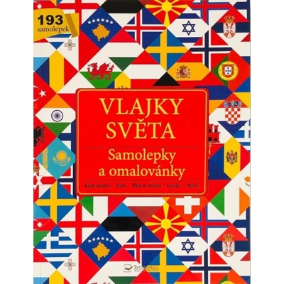Vlajky světa Samolepky a omalovánky