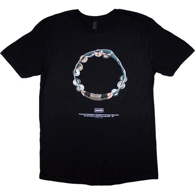 Oasis tričko Definitely Maybe Tambourine čierne