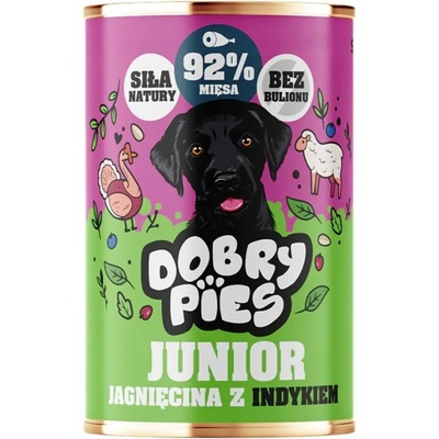 Dobry Pies Junior Jahňacie s morčacím 400g