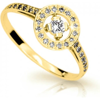Cutie Jewellery prsten ze žlutého zlata se zirkonem Z6870 1990 10 X