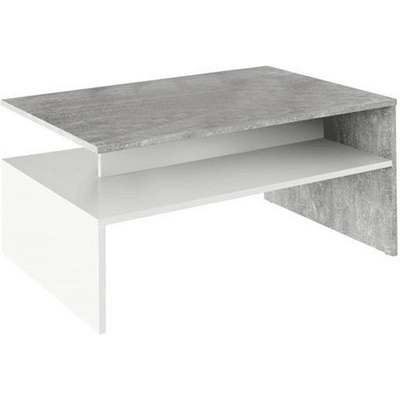 Холна маса Damoli 90 cm бял и бетон