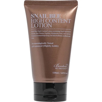 Benton Cosmetic Snail Bee High Content Lotion - Лосион с охлювена слуз и пчелен отрова 120мл