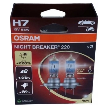 Osram Night Breaker Laser H7 PX26d 12V 55W 64210NB220 2ks