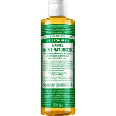 Dr. Bronner's přírodní tekuté mýdlo s mandlemi 18v1 240 ml
