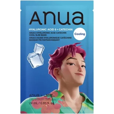 Anua K-Pop Demon Hunters 8 Hyaluronic Acid Catechin Cool Slim Mask - Охлаждаща Текстилна Маска 1бр. /24ml