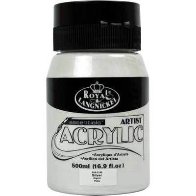 Royal & Langnickel Jar АКРИЛНА боя Silver 500 ml 1 бр (RAA-5140)