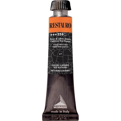 Maimeri Varnish Restauro Боя за реставрация Cadmium Red Orange 224 20 ml 1 бр (M3302224)