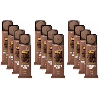Vilgain Nut Butter Cups BIO kávovo-orieškové maslo 12 x 39 g