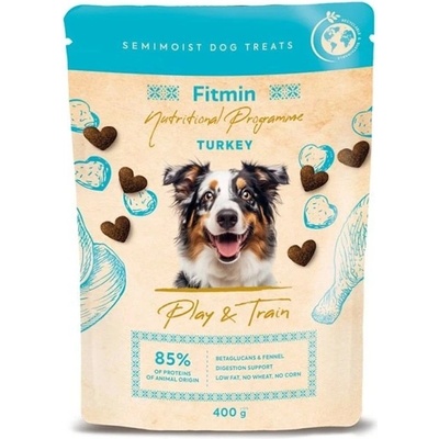 Fitmin NP Play and Train Turkey výcviková maškrta 400 g