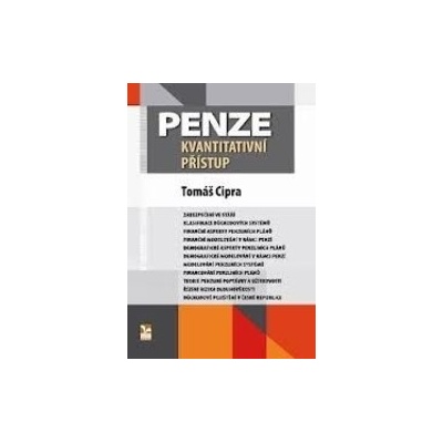 Penze: kvantitativní přístup - Cipra, Tomáš