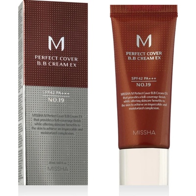 Missha BB krém M Perfect Cover BB Cream SPF42 No.19 Cool Ivory 20 ml