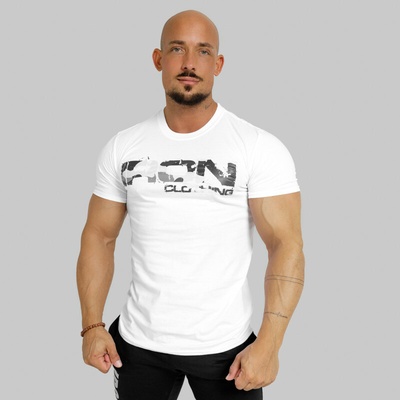 UltraSoft tričko Iron Camo Style biele biela
