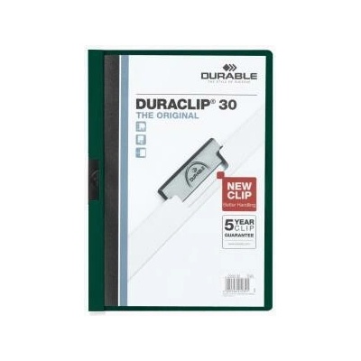 Durable Obal s klipom DURACLIP Original 30 tmavozelený