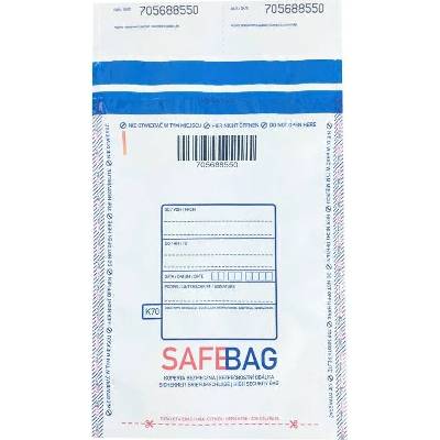 Bezpečnostní obálky SAFEBAG K70 160x245+35 mm