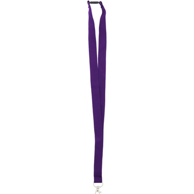Snúrka na krk Revent RPET lanyard fialová Purple